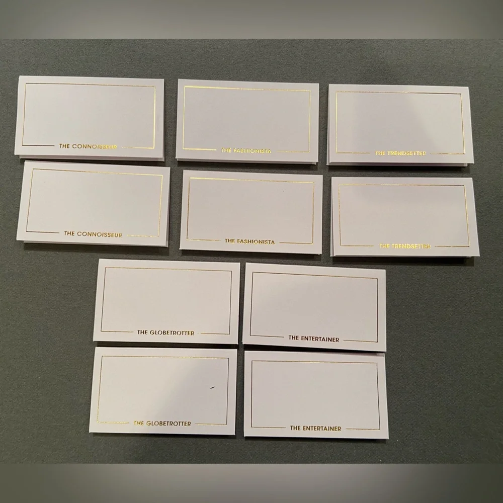 NWT, Place cards for table‎ settings, Happy Birthday
